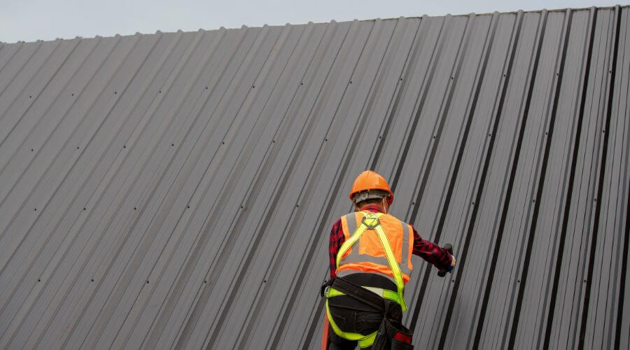 Professional metal roof installation services in Swisher, IA